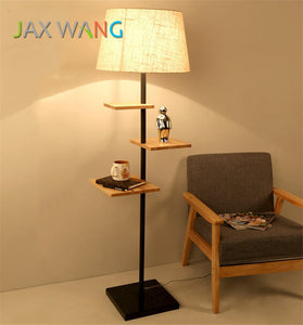 Wooden Decorative Floor Lamp